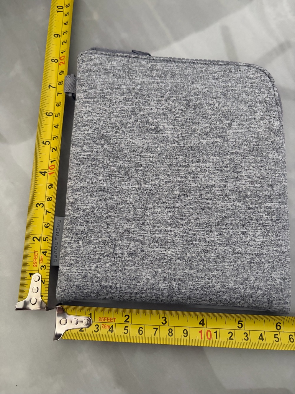 Dagne Dover Skye Essentials Pouch Gray Heather Zip Pouch